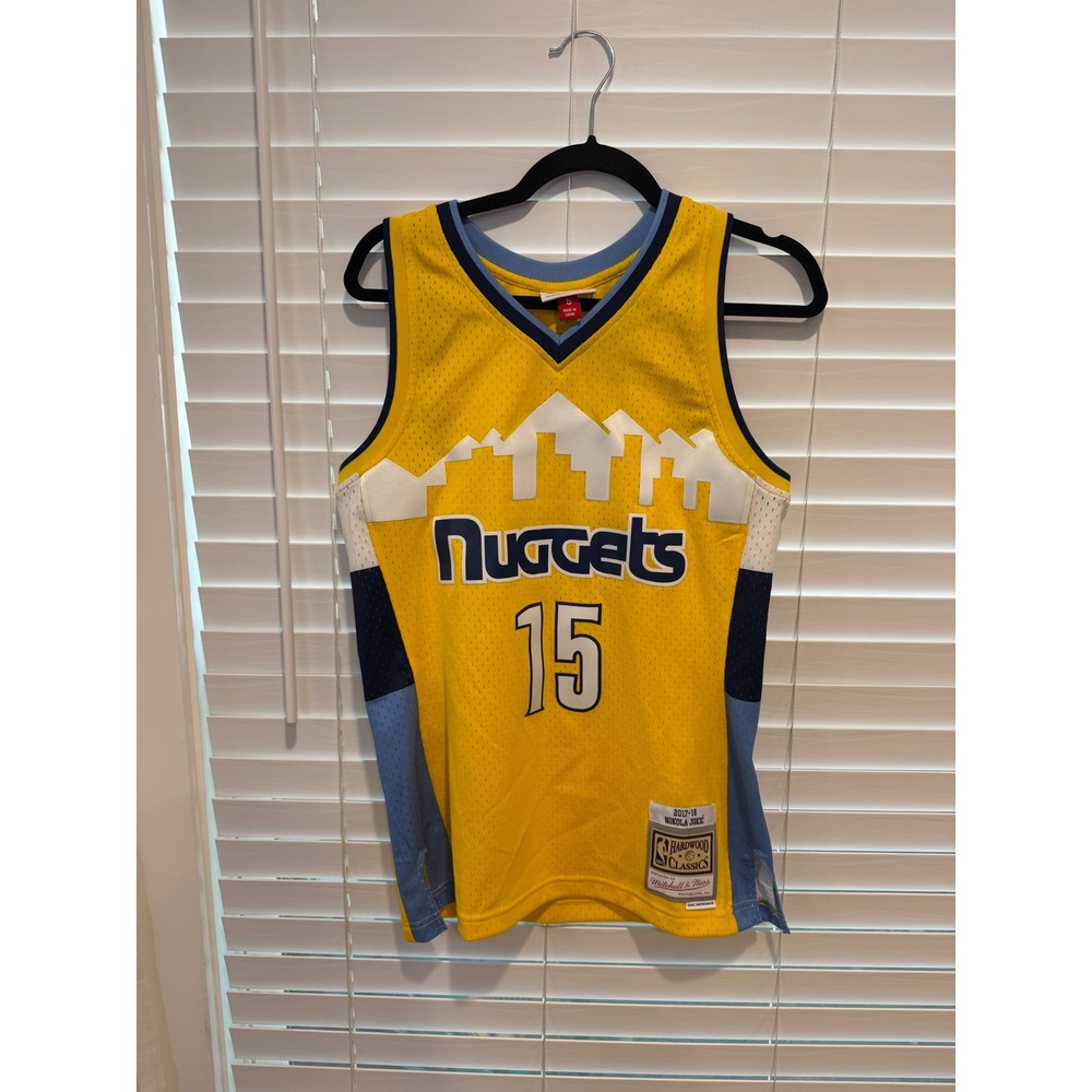 Mitchell & Ness Nikola Jokic Denver Nuggets 2017-18 Swingman Jersey Mens‎ Small